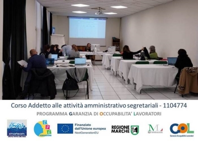 Al via lo stage formativo per gli allievi del corso professionale 'Addetto alle attività amministrativo-segretariali'