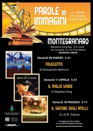 Al via la rassegna “Parole e Immagini” per leggere il cinema in biblioteca