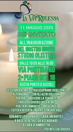 Apertura a Porto d&#039;Ascoli di un nuovo studio olistico