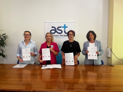 Firmato il protocollo d'intesa Ast Ascoli e confederazioni sindacali Cgil, Cisl e Uil