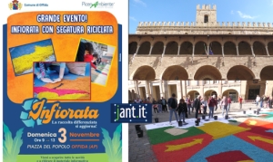 Ad Offida un&#039;infiorata promossa da PicenAmbiente