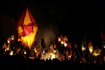 Carnevale Storico di Castignano, la festa dei Moccoli