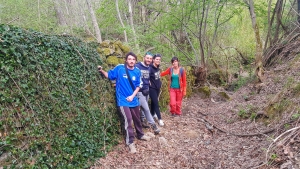 Arquata - In campo i volontari di &quot;Arquata Potest&quot;: riqualificata l&#039;area della chiesa del Santissimo Salvatore