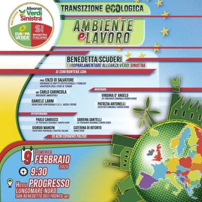 Incontro pubblico con l'europarlamentare AVS Benedetta Scuderi presso l'Hotel Progresso