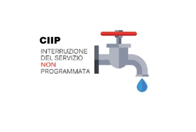 Comunicazione CIIP su interruzione non programmata del servizio idrico