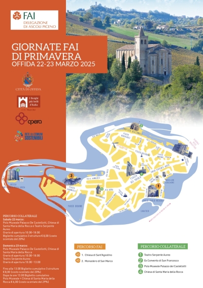 Offida protagonista delle Giornate FAI di Primavera: un viaggio tra storia, arte e spiritualità