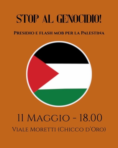 'Stop al genocidio!', flash mob per la Palestina