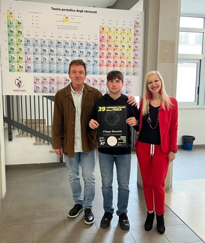 Alessandro D’Orazio primo in Italia ai Campionati di Fisica