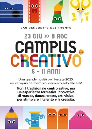 Aperte a San Benedetto le iscrizioni per il Campus Creativo