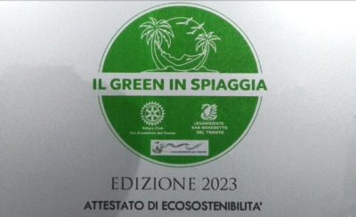 Consegnati a San Benedetto del Tronto gli attestati di ecosostenibilità Green in Spiaggia