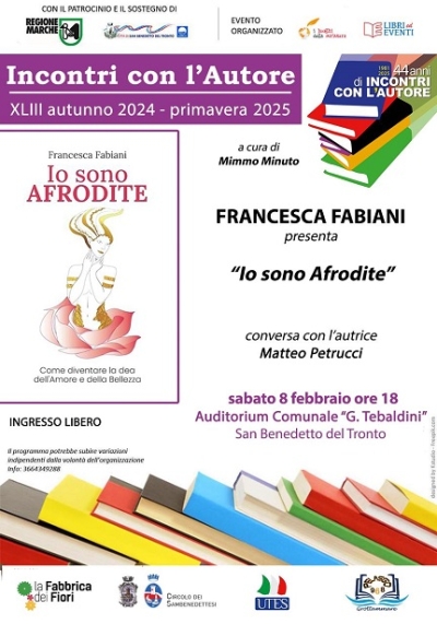 Fabiani Francesca presenta il libro” Io sono Afrodite”
