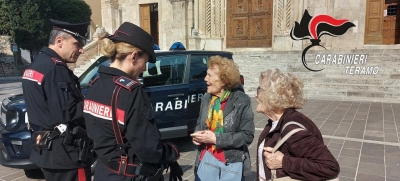 Carabinieri del Comando Provinciale di Teramo, sempre più impegno sul tema del fenomeno delle truffe agli anziani