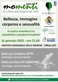 Il 31 gennaio torna&quot;PsycOphis”: si parlerà di bellezza, immagine corporea e sessualità