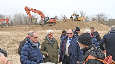 LAVORI RIDUZIONE RISCHIO IDRAULICO FOCE FIUME ESINO E RIPASCIMENTO COSTA: SOPRALLUOGO CONGIUNTO ASSESSORE AGUZZI E PROVVEDITORE ALLE OPERE PUBBLICHE