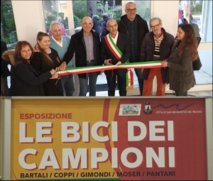 Inaugurata a San Benedetto del Tronto la mostra &quot; Le Bici dei Campioni &quot;