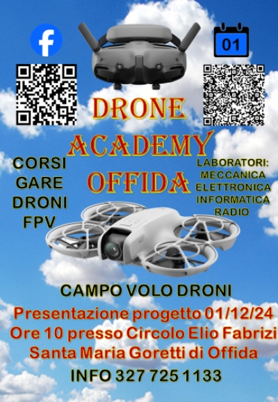 Drone Academy, Campo Volo Droni per tutti