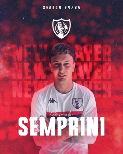 Samb, arriva il giovane portiere Emanuele Semprini