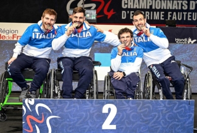 Il fermano Michele Massa conquista l’argento nella Spada maschile con la squadra Azzurra