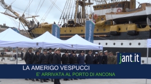 La Amerigo Vespucci è arrivata stamane nelle Marche