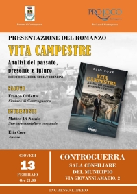 Presentazione del romanzo&quot; Vita Campestre&quot; nel Comune di Controguerra