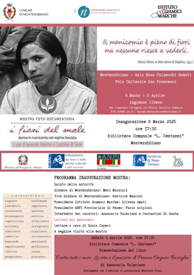 Da domani, Giornata internazionale della Donna, a Monterubbiano inizia un mese dedicato alla figura femminile