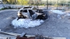 Ascoli Piceno - Auto incendiata a Castel Trosino, è mistero