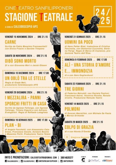 Avvio della Stagione teatrale 