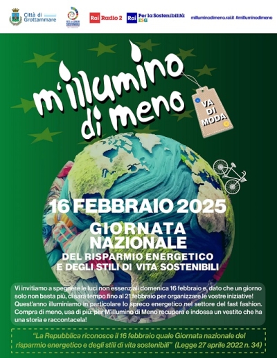 M'illumino di Meno edizione 2025