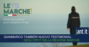 E&#039; GIANMARCO TAMBERI NUOVO TESTIMONIAL DELLA REGIONE MARCHE