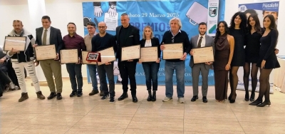 La 30a edizione del Premio Imprenditori 2025 Abruzzo-Marche viene vinta dalla Tgm Calzature e dall’Asd Tiger Val Vibrata di Sant’Egidio