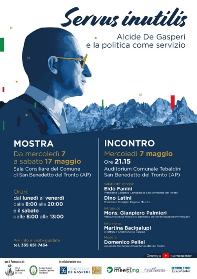 Mostra “Servus Inutilis – Alcide De Gasperi e la politica come servizio”