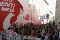 Gli studenti marchigiani in piazza per l&#039;antifascismo
