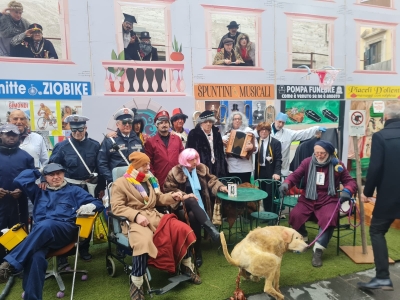 Ascoli Piceno - Tradizione e beneficenza: gruppo del Carnevale dona metà della vincita all'Aido