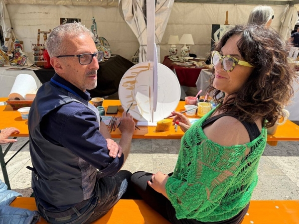 CeramicAscoli, il saper fare CNA brilla in Piazza del Popolo