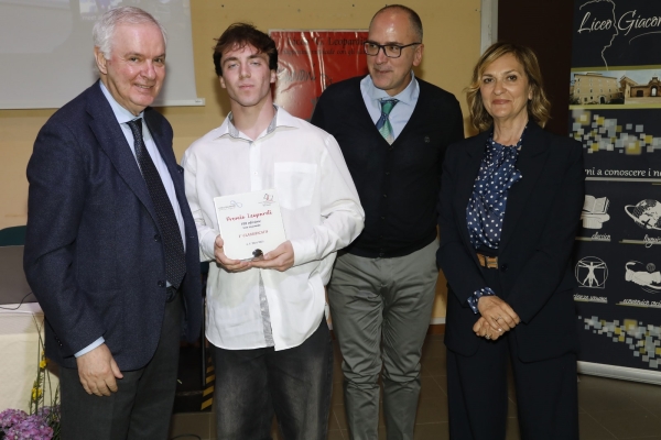 Lorenzo Biancucci primo nelle Marche al Premio Leopardi