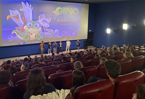 Presentato con successo a Jesi “Gino and Friends – Eroi per la città” il nuovo film di animazione vincitore del bando di Marche Film Commission  In questi giorni in tutte le sale cinematografiche d’Italia