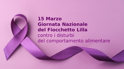 Luci lilla per la lotta ai disturbi alimentari