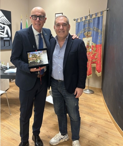 Il sindaco Spazzafumo ha ricevuto il nuovo direttore generale dell’Azienda Sanitaria Territoriale di Ascoli Piceno dr. Antonello Maraldo
