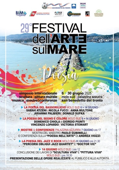 È tutto pronto per il 29º Festival dell'Arte sul Mare e le sue novità
