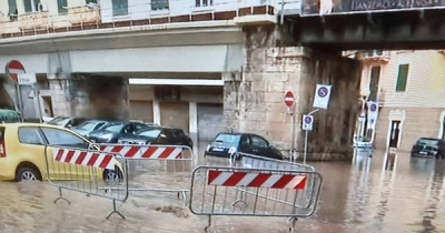 Maltempo e allagamenti nel Piceno, salvati due automobilisti