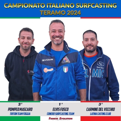 Elvis Fusco è il nuovo campione italiano di “surfcasting”