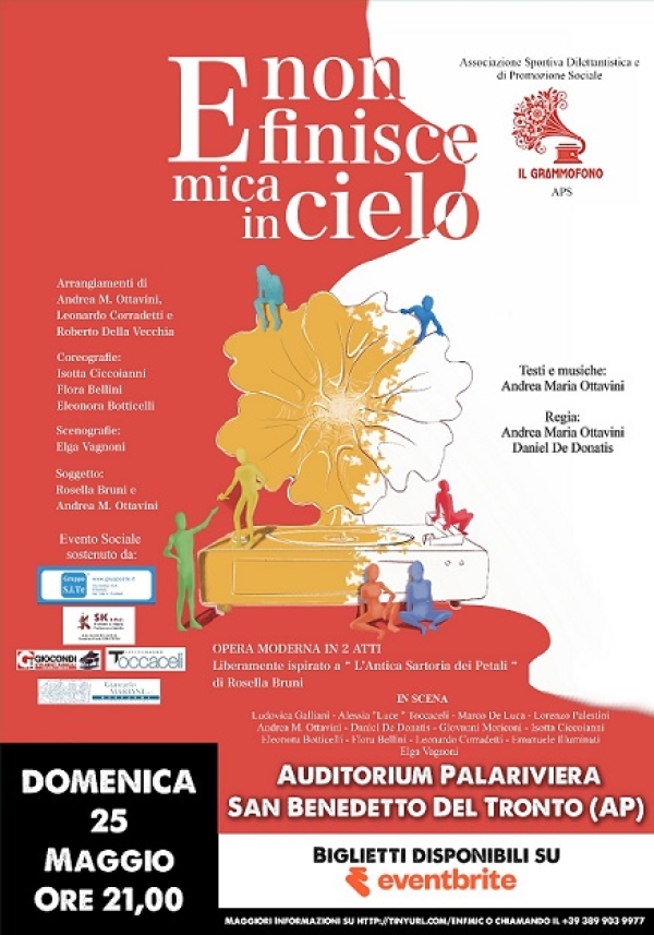 Musical, emozione e memoria: debutta "E Non Finisce Mica In Cielo"