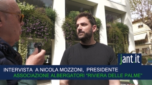 Intervista al Presidente dell&#039;Associazione Albergatori Riviera delle Palme, Nicola Mozzoni