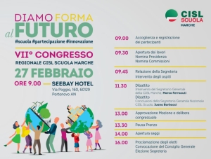 II Congresso Regionale CISL Scuola Marche: “Diamo forma al futuro