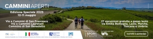 MARCHE PROTAGONISTE DI “CAMMINI APERTI: EDIZIONE SPECIALE 2025”