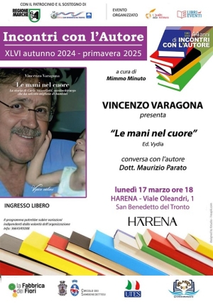 Vincenzo Varagona presenta il libro “Le mani nel cuore”