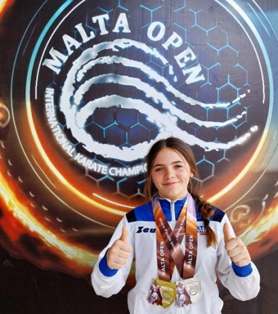 Ottimi risultati per l'Asd Karate Pavoni di Alba Adriatica alla 23a edizione del Malta Open di karate