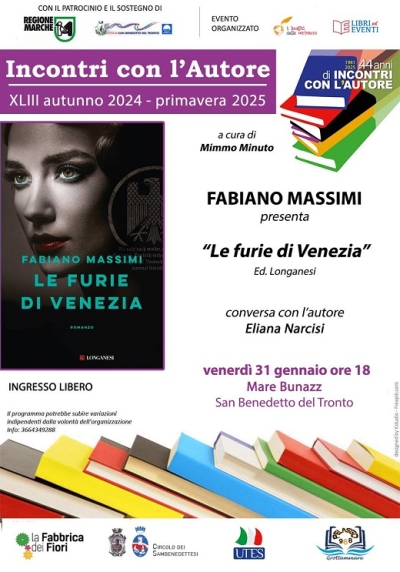Fabiano Massimi presenta il libro “Le furie di Venezia