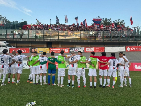 Nel girone F di serie D c'è chi festeggia e chi invece pensa a come ripartire dopo la retrocessione